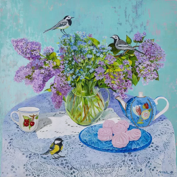 Tea with wagtails